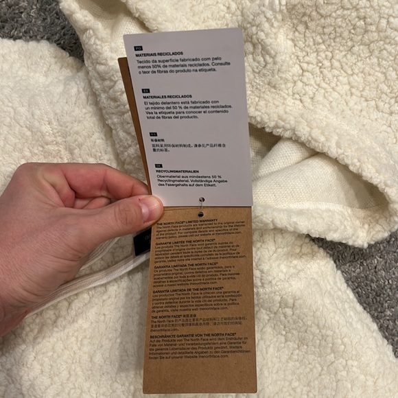 The North Face | NWT Wool Blend Lightweight Sherpa Hoodie - Picture 10 of 14